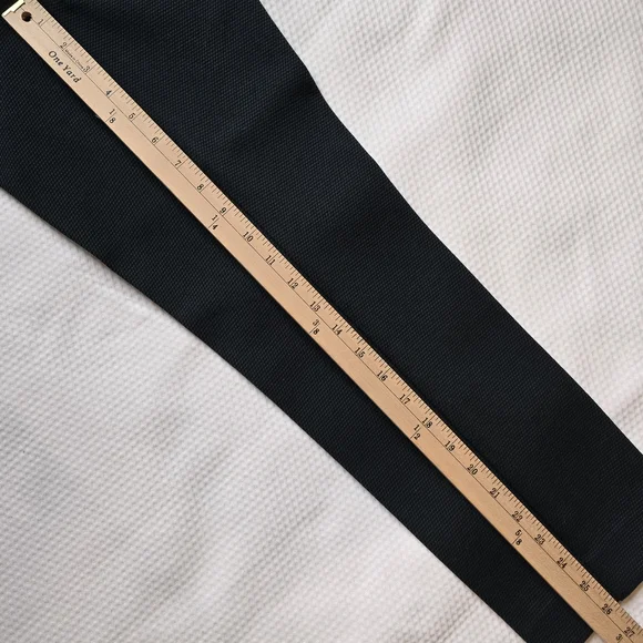 Theory Women's Tailored Trousers in Dark Green & Black - Picture 6 of 6